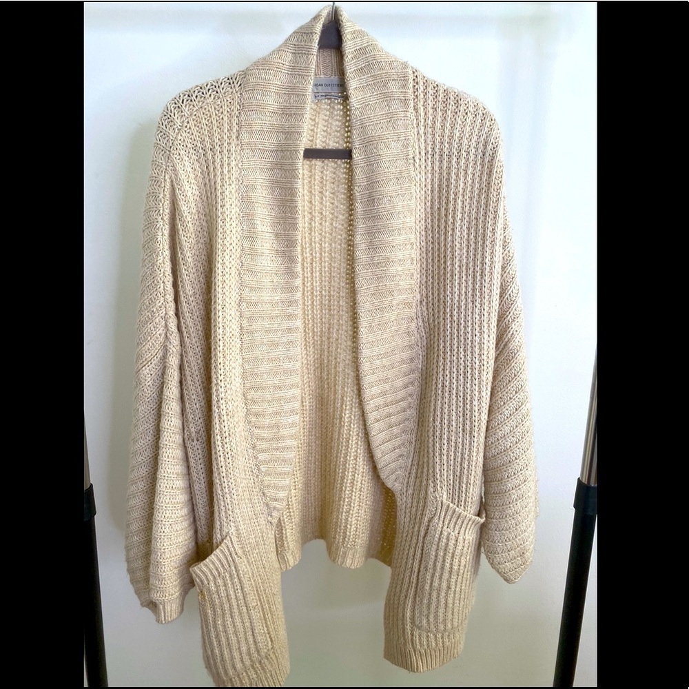 Urban Outfitters Ballon Sleeve Cardigan Sweater